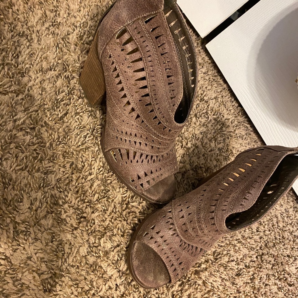 Brown heels